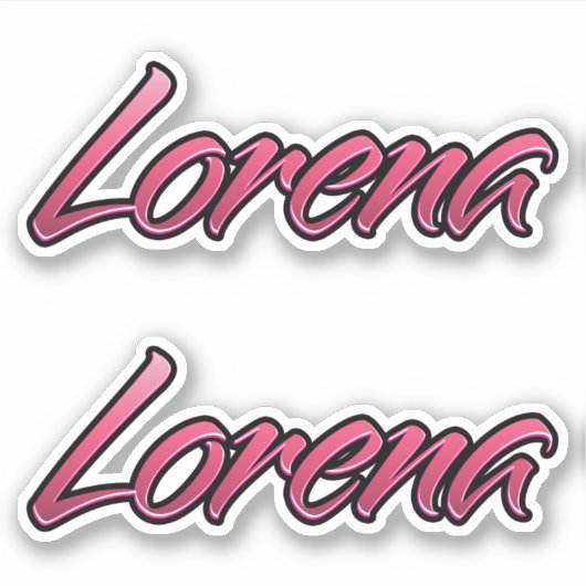 Lorena faded rose Autocollants (Devant)