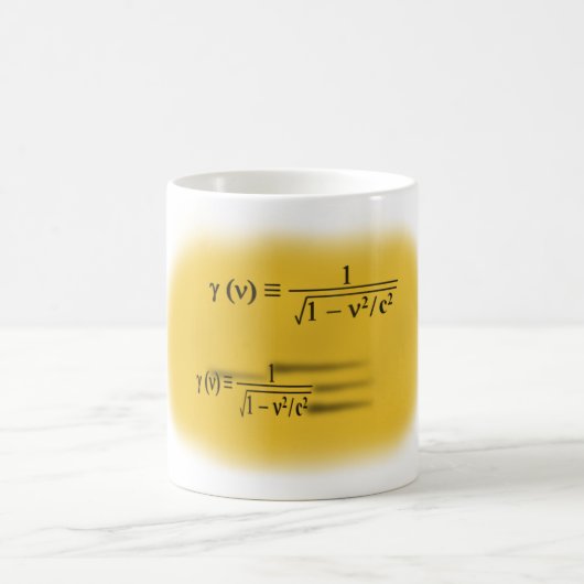 Lorentz-contractie Koffiemok (Center)