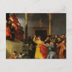 Lorenzo Lotto-St. Lucia voor de rechters Briefkaart