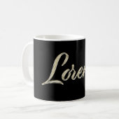 Lorenzo Name whitegold Tasse de thé (Devant gauche)