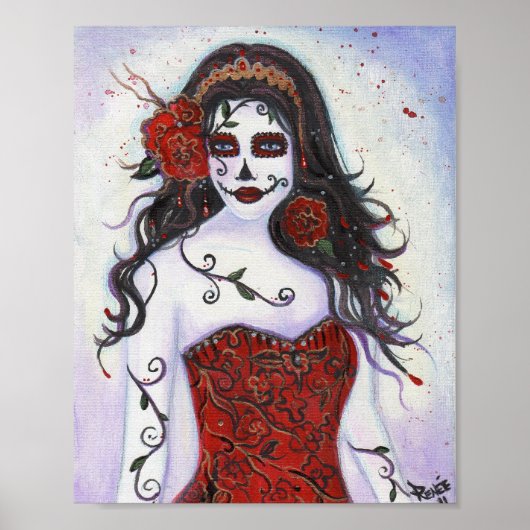 Loretta Dag van het dode poster door Renee Lavoie (Voorkant)