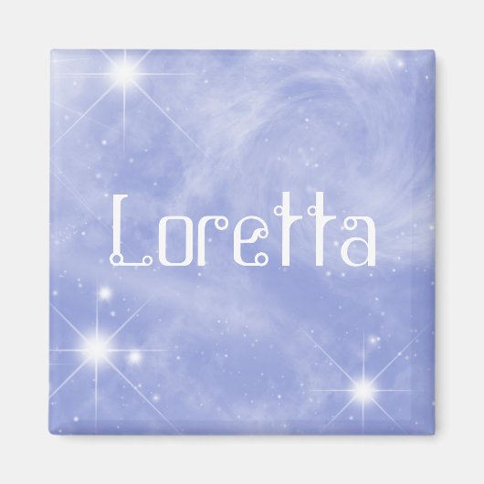 Loretta Starry Nom Magnet (Devant)