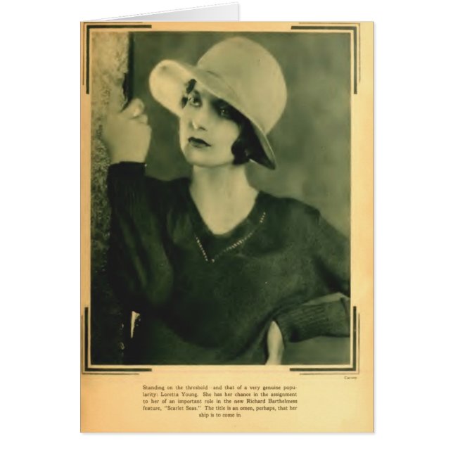Loretta Young 1929 portret (Voorkant)