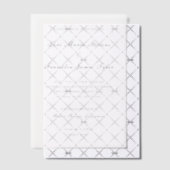 Lori formele elegante bruiloft vellum uitnodigingen (Offset (Uitnodiging))