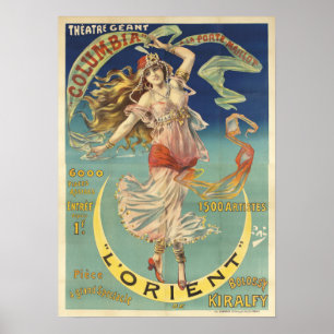 L'Orient Columbia a la Porte-Maillot Poster