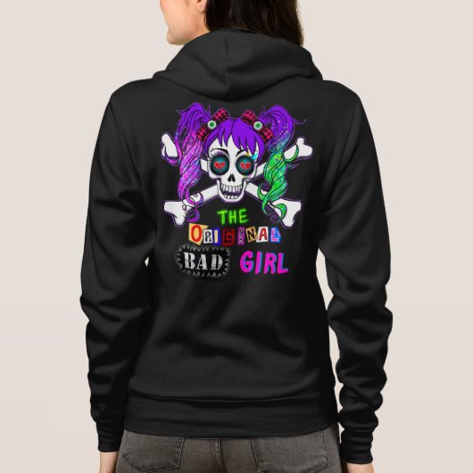 L'original Bad Girl Punk Rock Girl Power sweat - s (Dos)