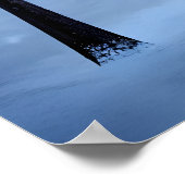 L'orignal dans la neige | AI Art Poster (Coin)