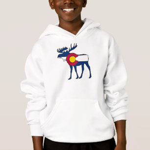L'orignal de drapeau du Colorado badine le sweat -