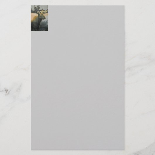 L'orignal réveille la papeterie (Devant)