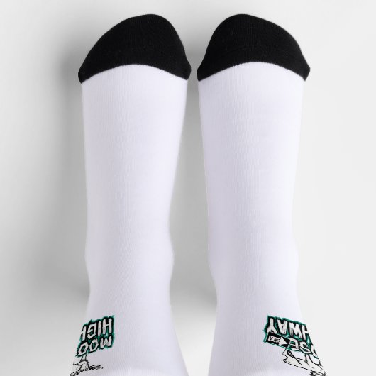 L'orignal sur une chaussette d'autoroute (Haut)