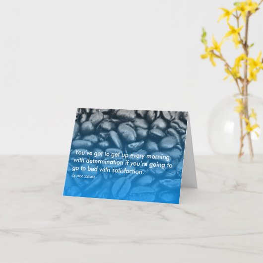 Lorimer Determination Quote Kaart (Gele Bloem)
