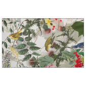 Loriot d'Audubon tissu floral de faune de beaucoup (Fat Quarter)