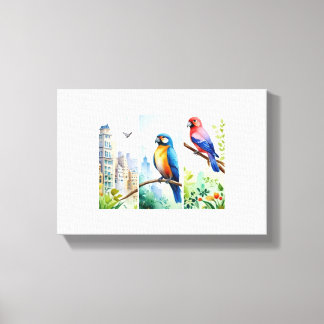 loritos canvas afdruk