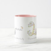 Lorna letter L: monogram mok (Midden)
