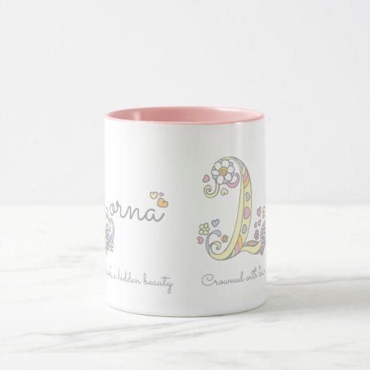 Lorna letter L: monogram mok (Midden)