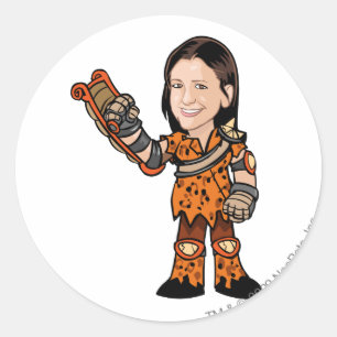 LornaDesparow Tyrannia Ronde Sticker