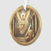 L'ornement acrylique de la vision de Zacharia (devant)