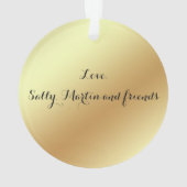 L'ornement de cadeau du patron le plus (dos)