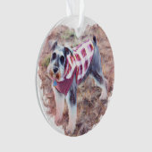 L'ornement de Hallie, mini Schauzer (devant)