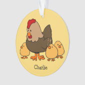 L'ornement de l'enfant nommé fait sur commande (devant)