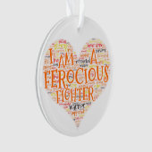 L'Ornement de Noël des combattants féroces (devant)