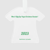 L'Ornement de Noël moche de Las Vegas de maman (dos)