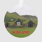 L'ornement de Noël panoramique en Islande (devant)