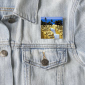 Loro Park, Tenerife Vierkante Button 5,1 Cm (In situ)