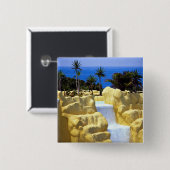 Loro Park, Tenerife Vierkante Button 5,1 Cm (Voorkant /achterkant)