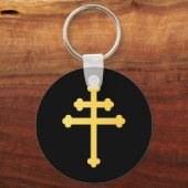 Lorraine kruis sleutelhanger (Voorkant)
