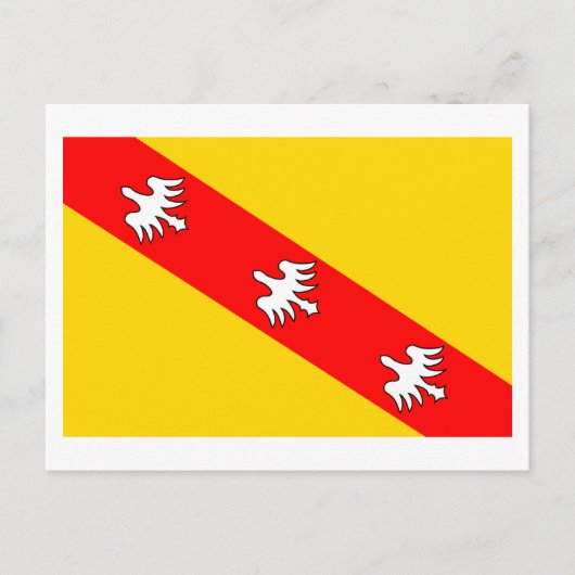 Lorraine vlag briefkaart (Voorkant)