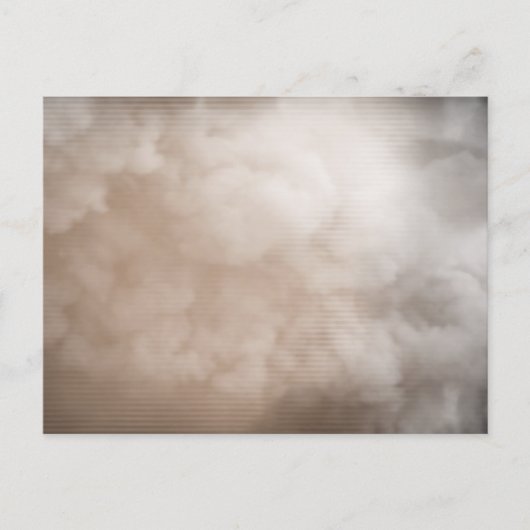 Lorsque la fumée se dissipe Carte postale imprimée (Devant)