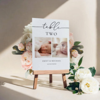 Lorsque Nous Étions Mariage Âge Numéro de la table