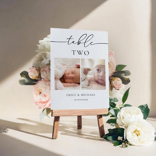 Lorsque Nous Étions Mariage Âge Numéro de la table