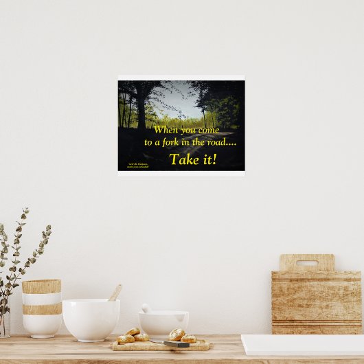 LORSQUE VOUS ARRIVEZ À UN DEVIS DE POSTER DE FORQU (Cuisine)