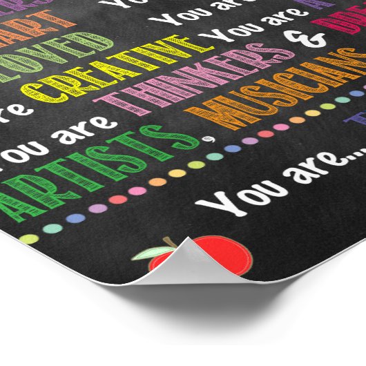 Lorsque vous entrez dans cette classe Affiche impr (Coin)