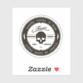 Lorsqu'il y a Sticker de risque (Feuille)