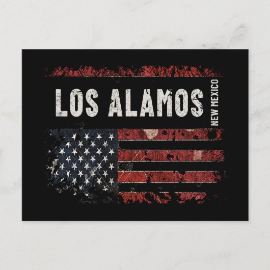 Los Alamos New Mexico Briefkaart (Voorkant)