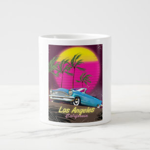 Los Angeles 1980s Retro Travel print Jumbo Mok