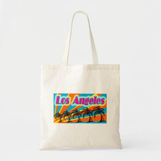 Los Angeles 5 Palm Trees Bag Tote Bag (Voorkant)
