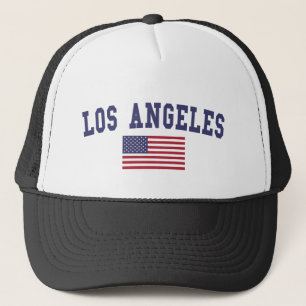Los Angeles Amerikaanse vlag Trucker Pet