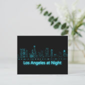 Los Angeles bij Night Briefkaart (Staand voorkant)