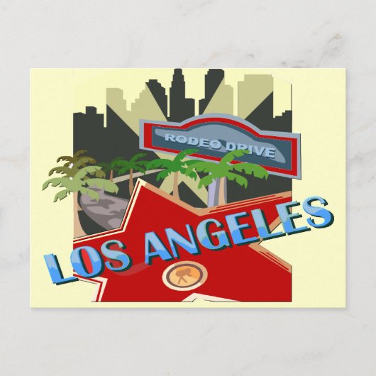 Los Angeles Briefkaart (Voorkant)