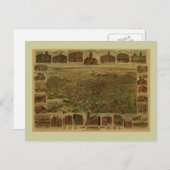 Los Angeles CA 1891 Briefkaart (Voorkant / Achterkant)