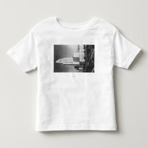 Los Angeles, CA City Hall en Town Uitzicht Kinder Shirts