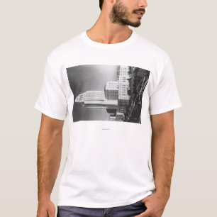 Los Angeles, CA City Hall en Town Uitzicht T-shirt