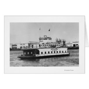 Los Angeles, CA Ferry Islander bij Harbour