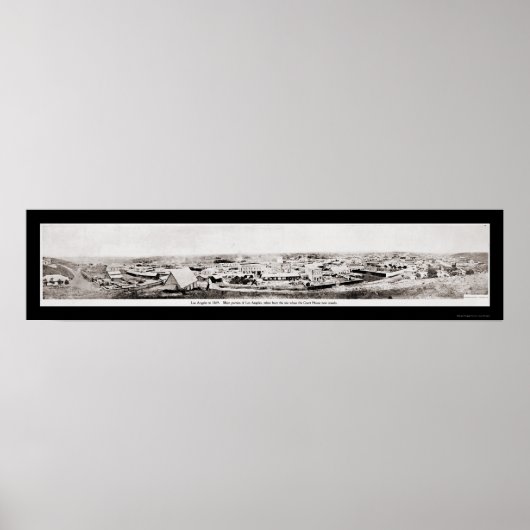 Los Angeles, CA Foto 1869 Poster (Voorkant)