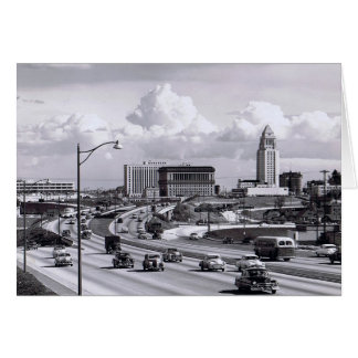 Los Angeles CA Freeway 1950s-kaart