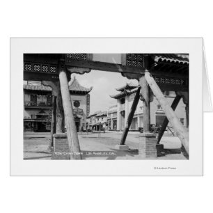 Los Angeles, CA New Chinatown Street Scene